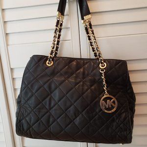 Michael Kors Susannah bag large black quilted